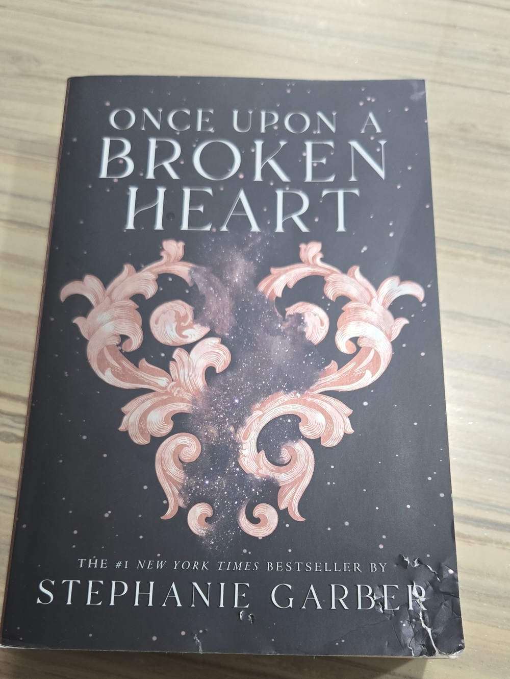 Once Upon a Broken Heart by Stephanie Garber - Black with Rose Gold Accents